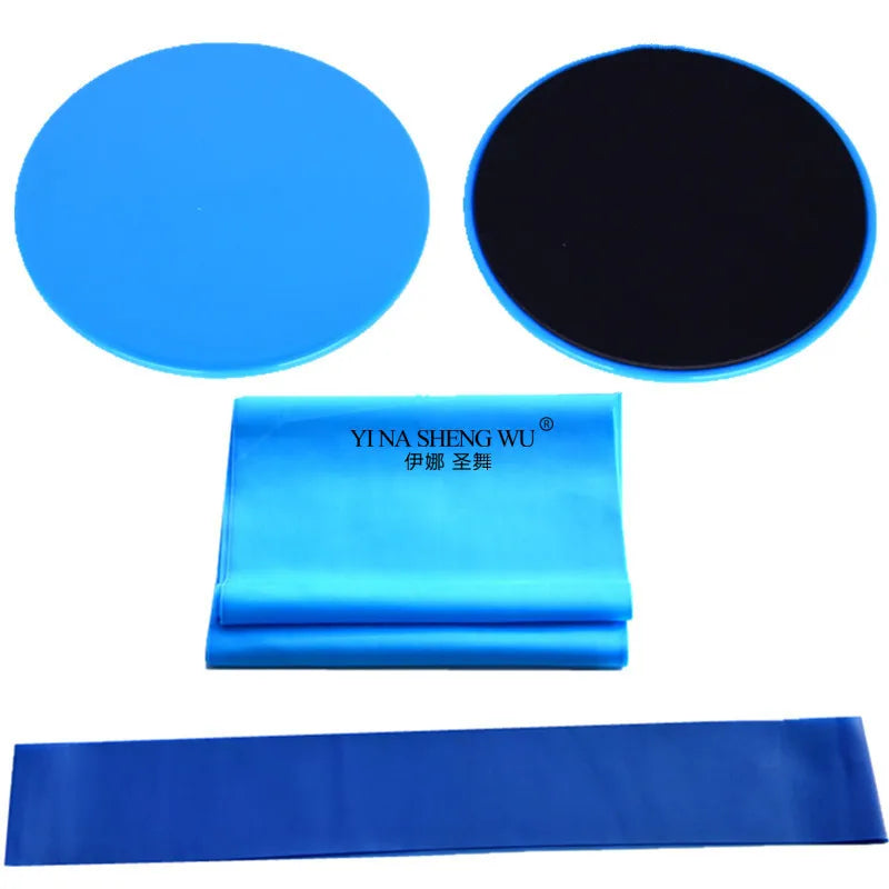 Three-Piece Sliding Disc and Resistance Band Set