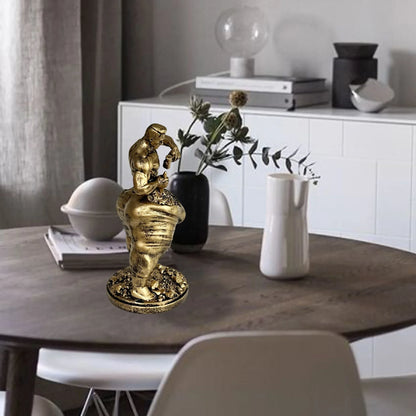 Resin Muscle Figure Ornament, Gym Desk Decor