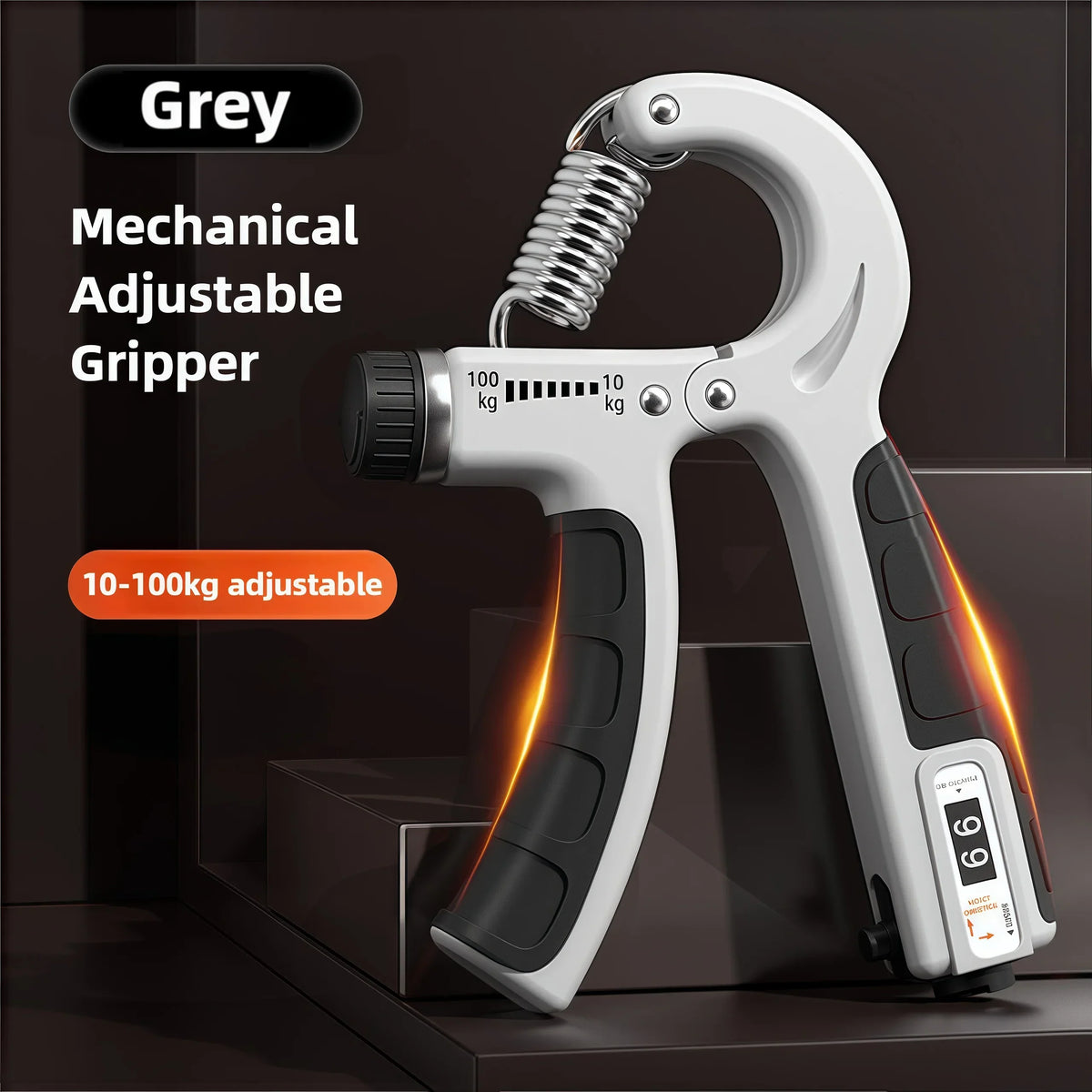 Adjustable Grip Strength Trainer, Single or 5 Pack