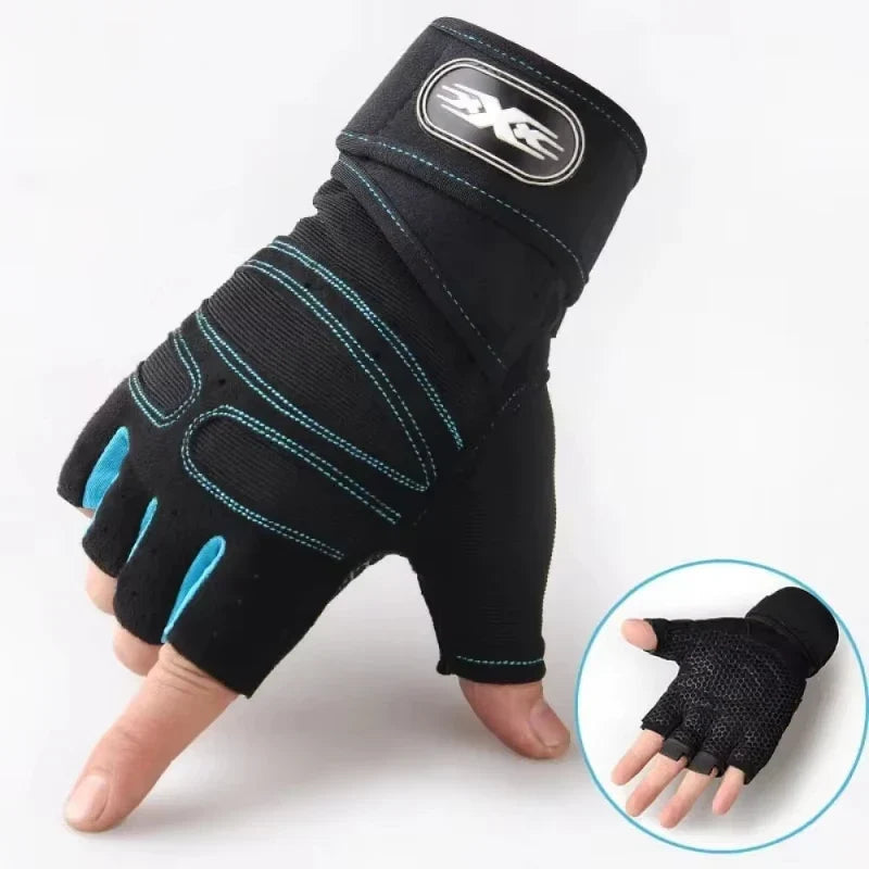 Weight Lifting Gloves with Wrist Support, Sizes M to XL