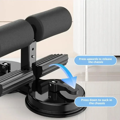 Suction Cup Sit-Up Bar, Three Configurations
