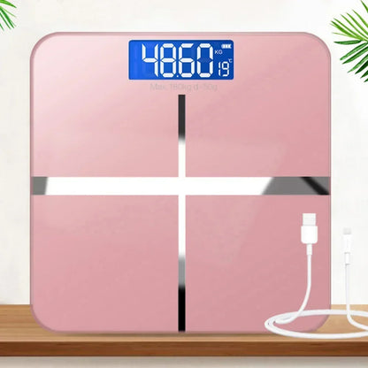 Digital Bathroom Scale, LED Display, 150 kg