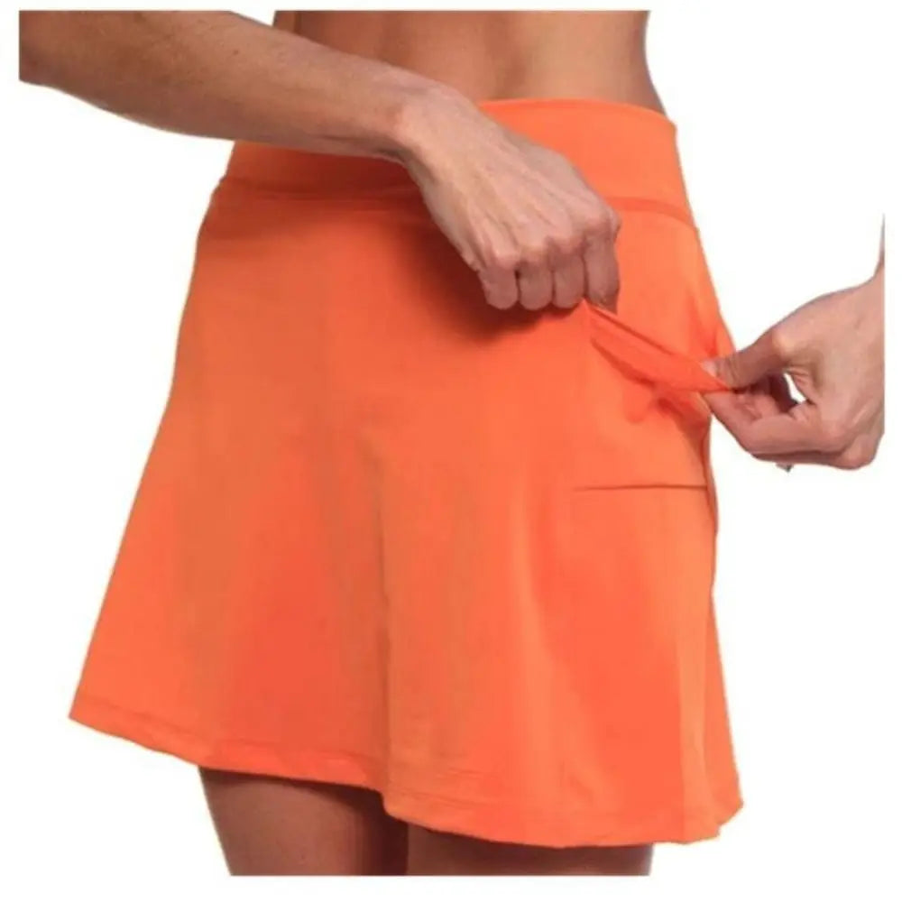 High Waist Sports Skirt with Shorts, Sizes M and L