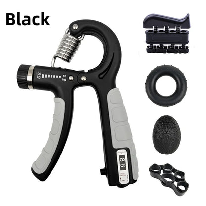 Adjustable Grip Strength Trainer, Single or 5 Pack