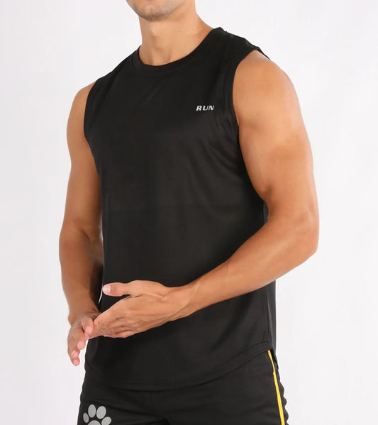Men's Loose Fit Training Vest, Sizes S to XXXL