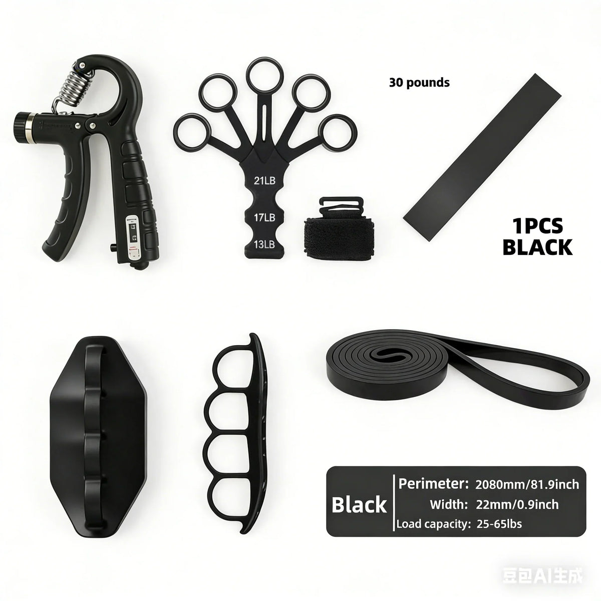 Counting Grip Strengthener with Adjustable Resistance