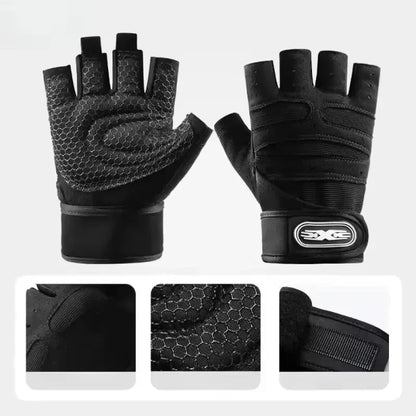 Weight Lifting Gloves with Wrist Support, Sizes M to XL