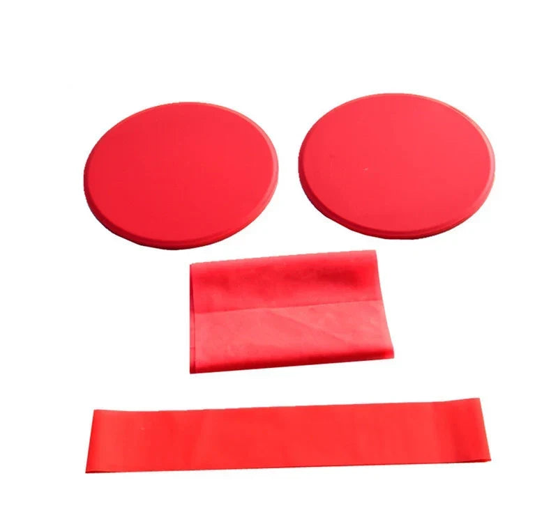 Three-Piece Sliding Disc and Resistance Band Set
