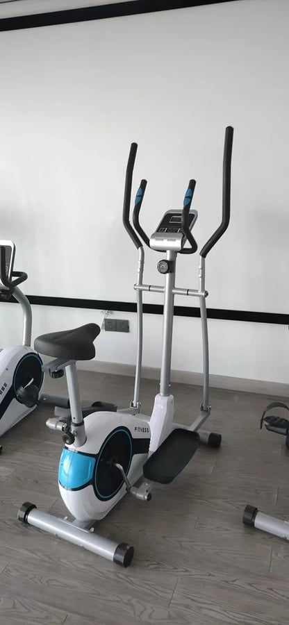Magnetic Elliptical Trainer with LCD Console, 6 kg Flywheel