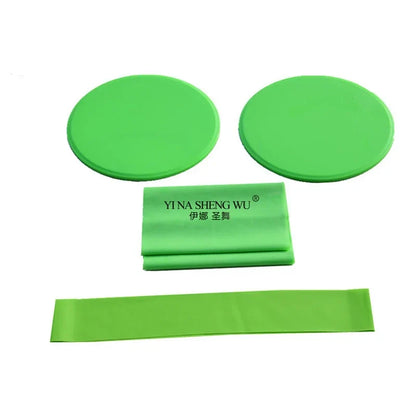Three-Piece Sliding Disc and Resistance Band Set