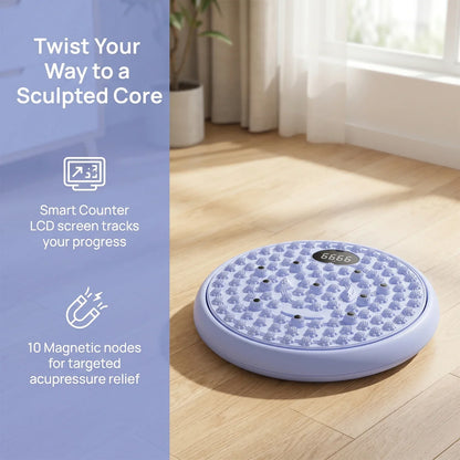 Twisting Disc with Textured Foot Surface, Four Options