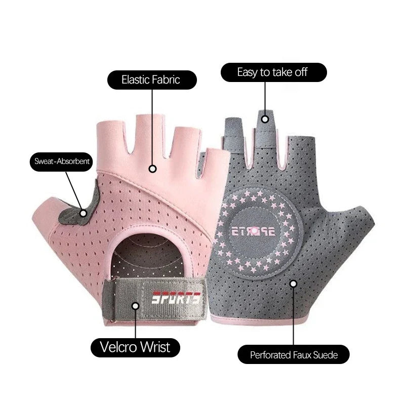 Breathable Ice Silk Training Gloves, Sizes S to L