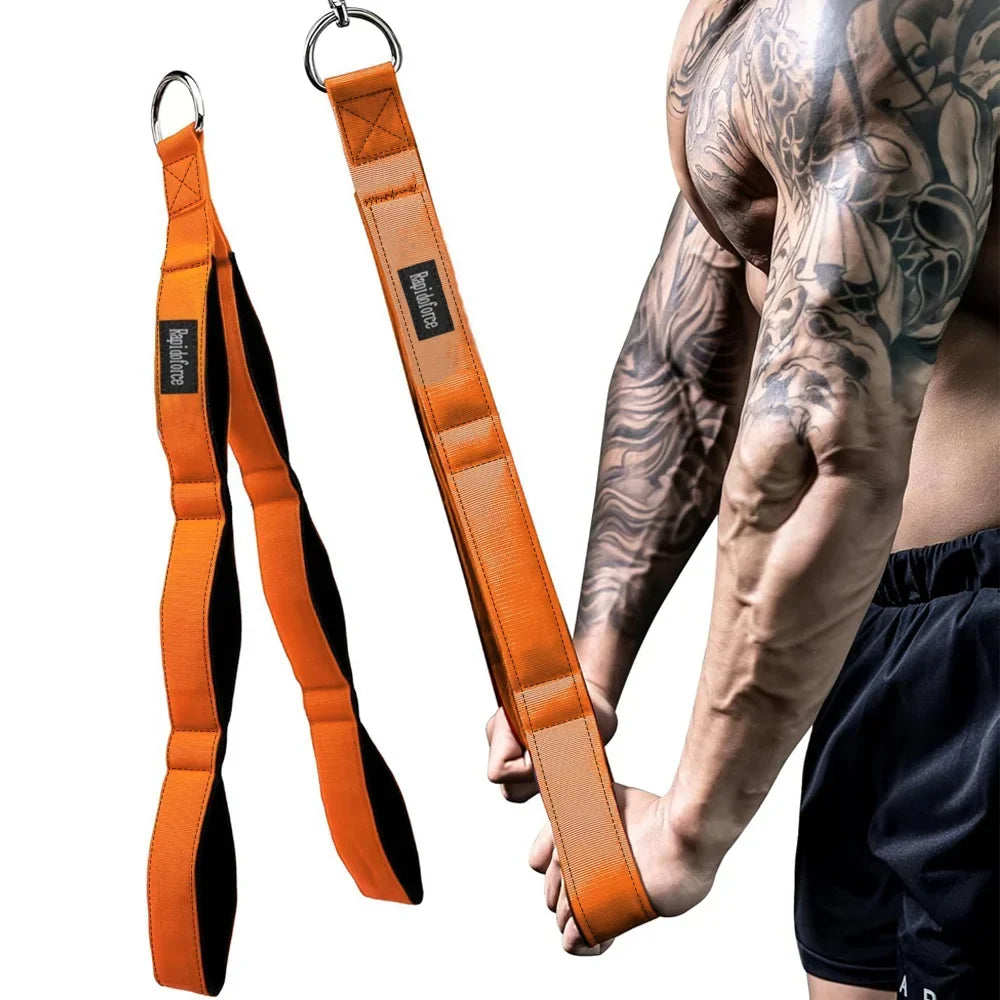 Triceps Rope Cable Attachment, Orange