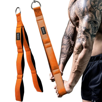 Triceps Rope Cable Attachment, Orange