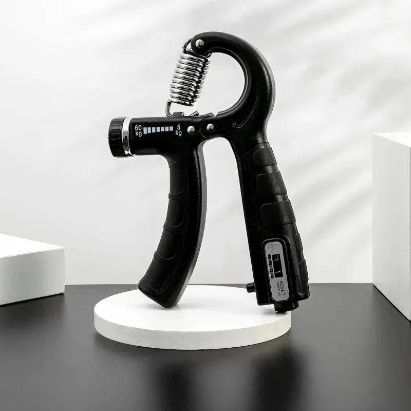 Counting Grip Strengthener with Adjustable Resistance