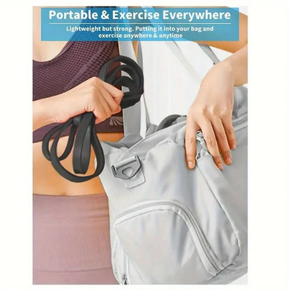 Resistance Band Set, 5 to 125 lb, Five Levels