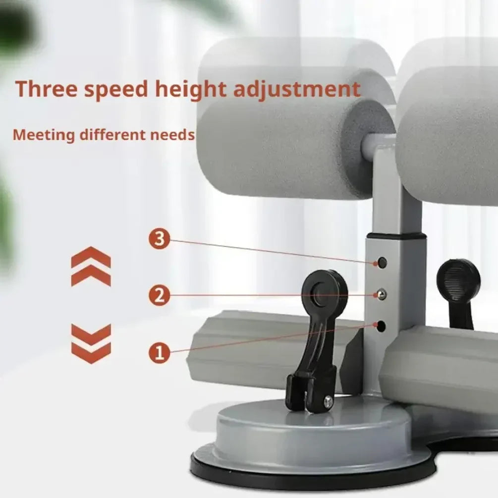 Suction Cup Sit-Up Bar, Three Configurations