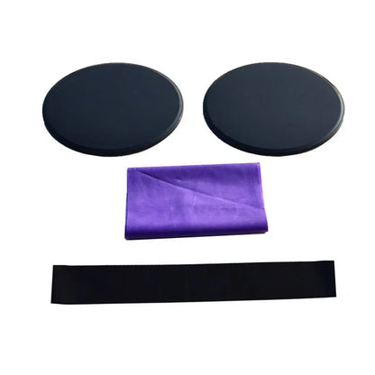 Three-Piece Sliding Disc and Resistance Band Set