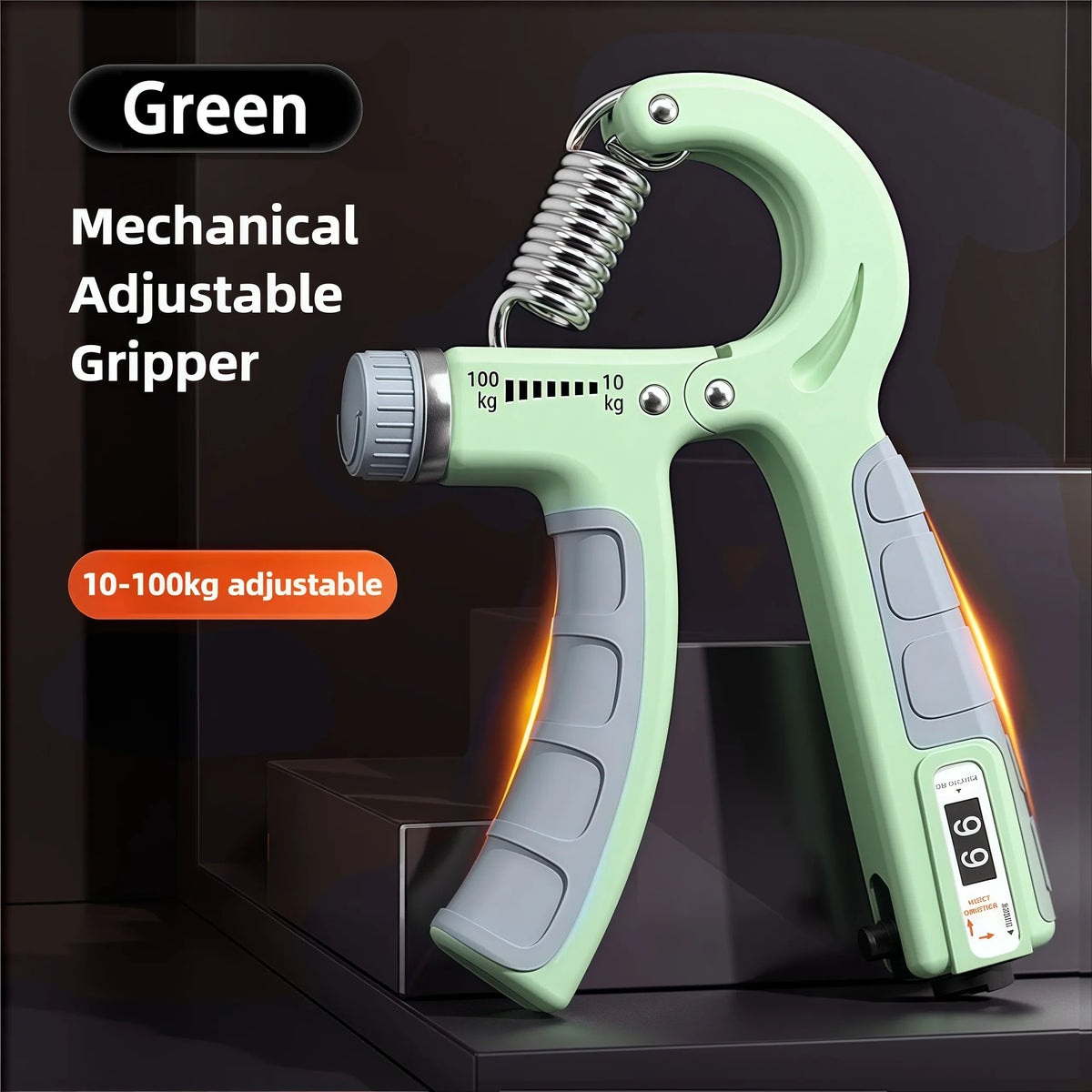 Adjustable Grip Strength Trainer, Single or 5 Pack