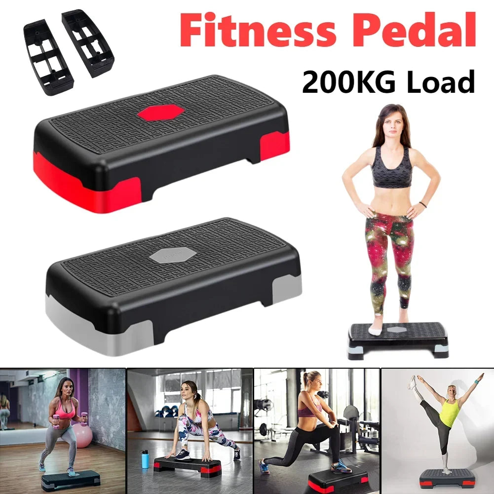 Adjustable Aerobic Step Platform, Three Configurations