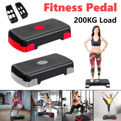 Adjustable Aerobic Step Platform, Three Configurations