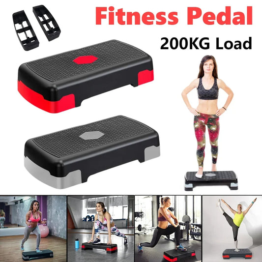 Adjustable Aerobic Step Platform, Three Configurations