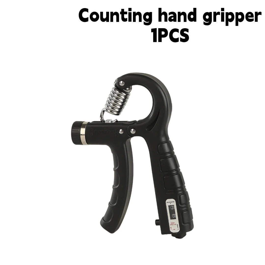 Counting Grip Strengthener with Adjustable Resistance