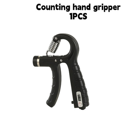 Counting Grip Strengthener with Adjustable Resistance
