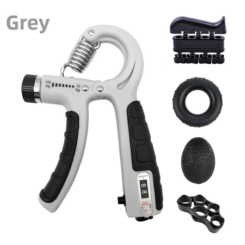 Adjustable Grip Strength Trainer, Single or 5 Pack