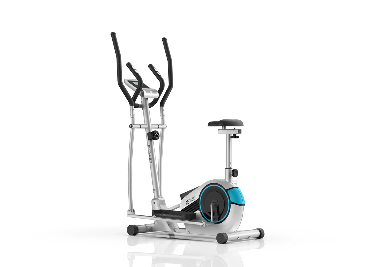 Magnetic Elliptical Trainer with LCD Console, 6 kg Flywheel